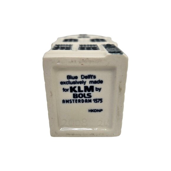 KLM Blue Delft House #24 Bols 2008 Empty Holland Dutch KLM Airlines Aviation - Picture 7 of 8